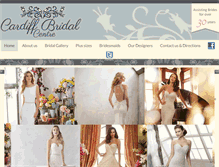 Tablet Screenshot of cardiffbridalcentre.co.uk